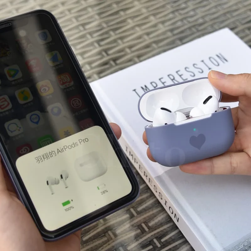 Роскошный мягкий силиконовый тонкий чехол для Airpods Pro защитный наушников