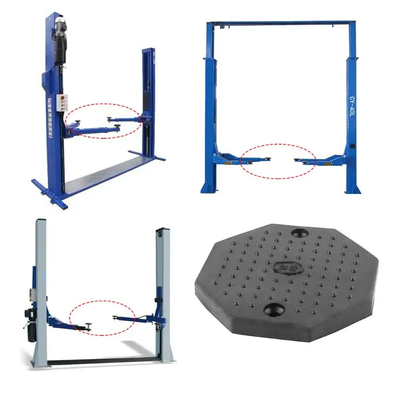Транспортное средство восьмиугольник Пол Джек диск Pad адаптер резиновое одеяло