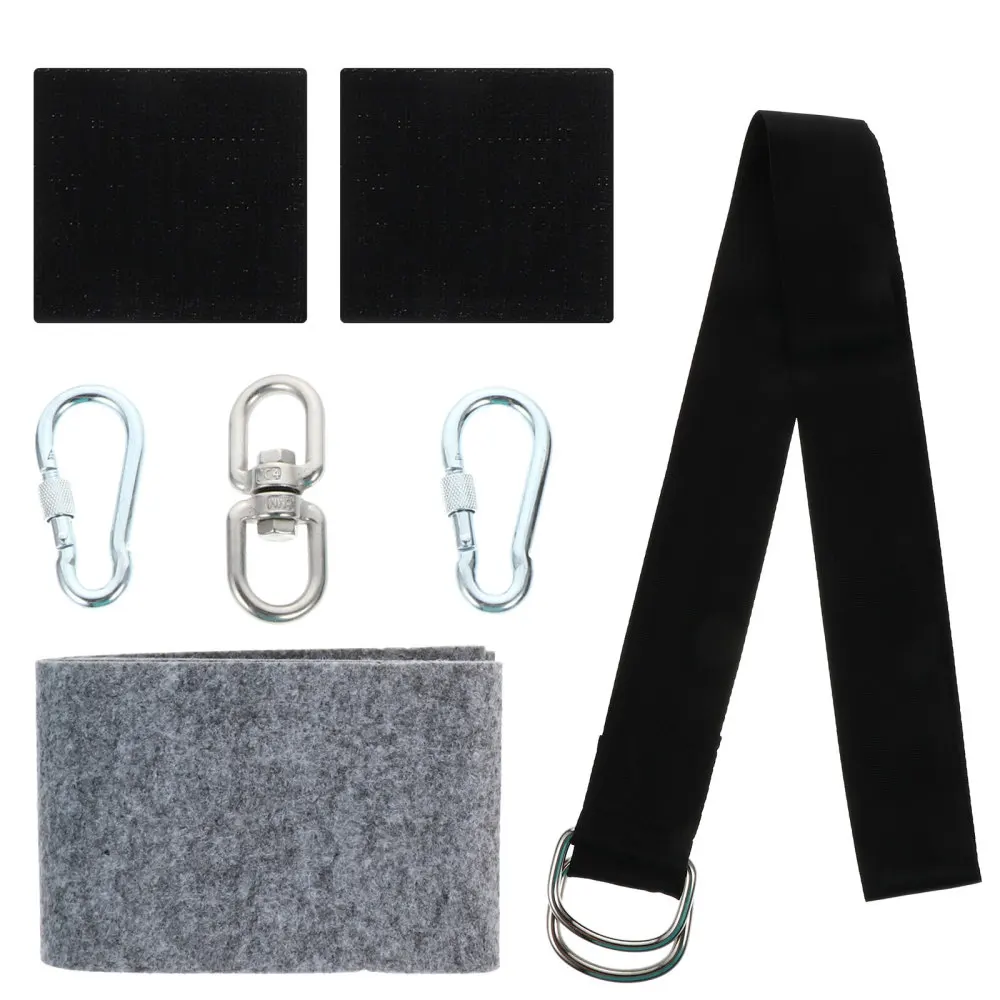 

1 Set Outdoor Swing Strap Practical Swing Hanging Kit Durable Hammock Rope