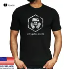 Токен криптовалюм. Com, децентрализованное приложение, футболка из хлопка, черная футболка унисекс