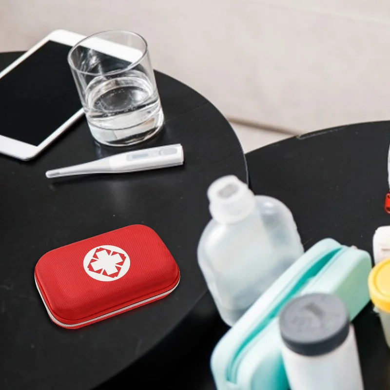 

Portable Travel First Aid Kits For Home Outdoor Sports Emergency Kit Emergency Medical EVA Bag Emergency Blanket