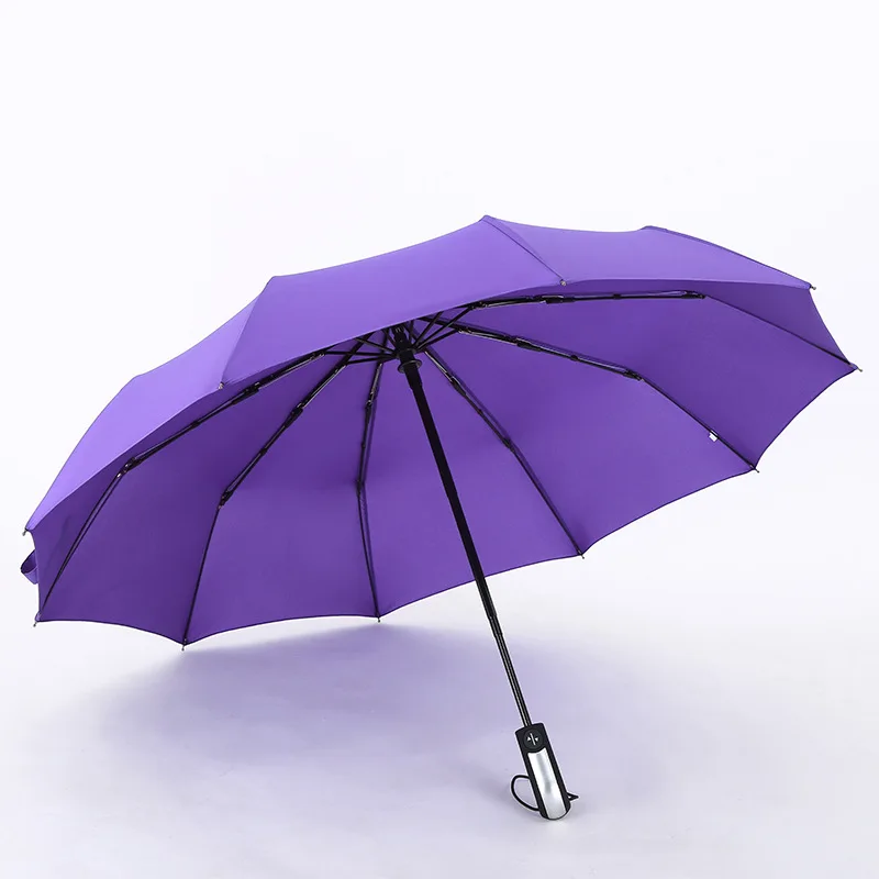 

Increase ten-bones business gift umbrella, automatic rain or rain umbrella, double umbrella Rain or shine dual-use umbrellas