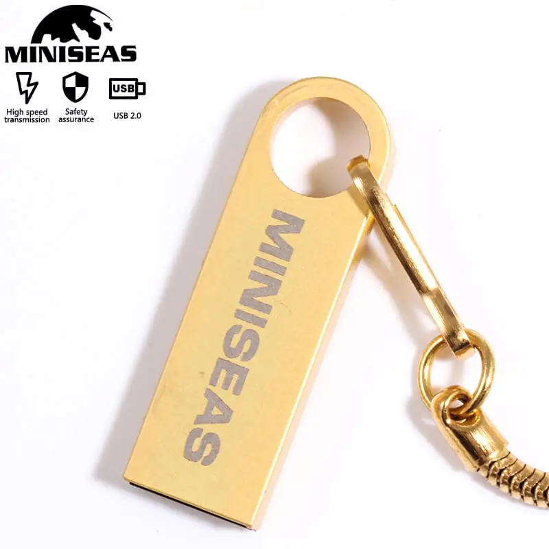 Usb флеш накопитель Miniseas водонепроницаемый металлический 32 Гб 64 ГБ карта памяти usb