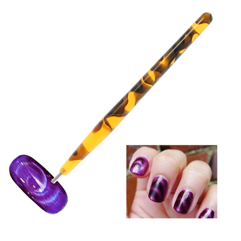 Nail Art раскрашивающая Ручка Кисть Акриловая Сделай Сам Волшебные 3D наконечники УФ