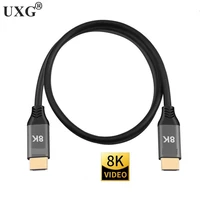 hdmi compatible short cable 8k 60hz 4k 120hz 48gbps arc moshou hdr video cord cable for amplifier tv ps4 ns projector definition