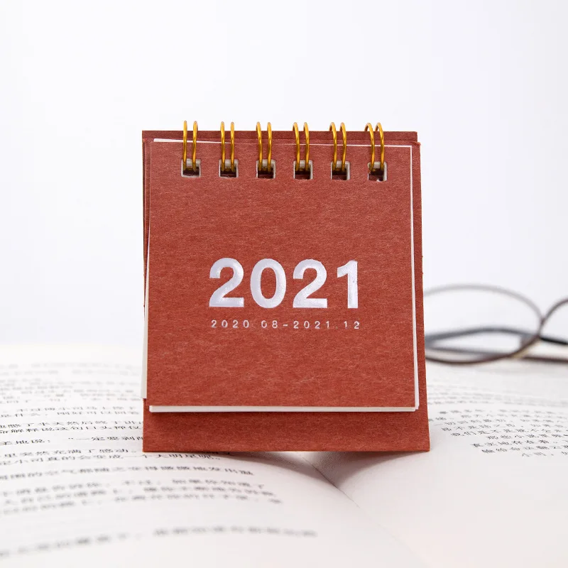 Coloffice 2021 Новый год календарь Бумага стоя столе Настольные календари разноцветные