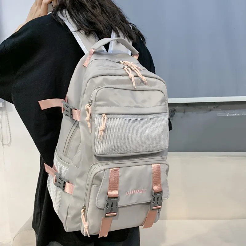 

Школьный ранец для женщин, вместительный японский дорожный рюкзак для учеников старших классов в стиле Харадзюку, в Корейском стиле