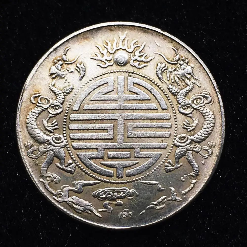 Китайский талисман монета дракона летающий дракон настоящие золотые и