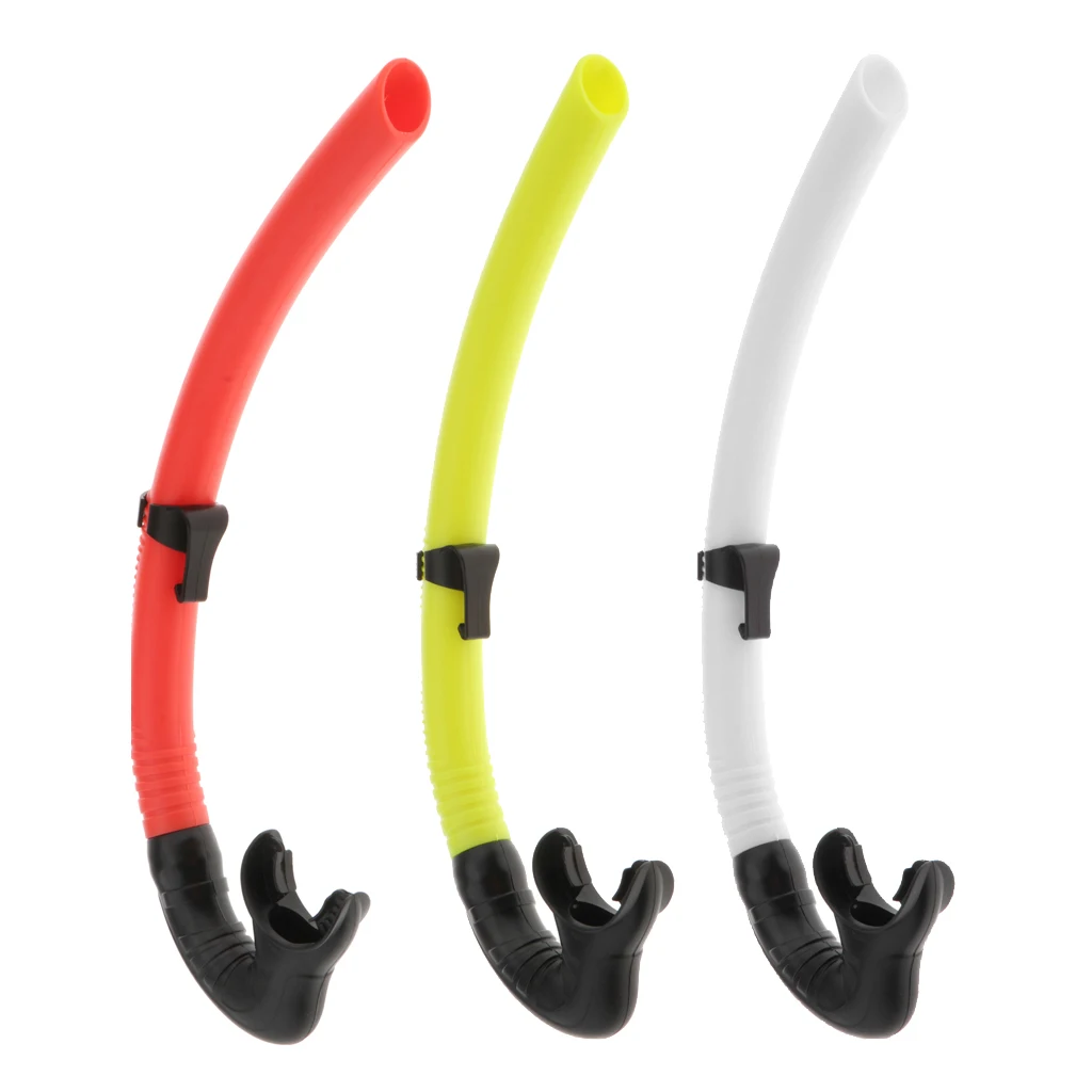 

PVC Swimming Wet Snorkel Training Diving Front Pool Open Swim Breathing Tube