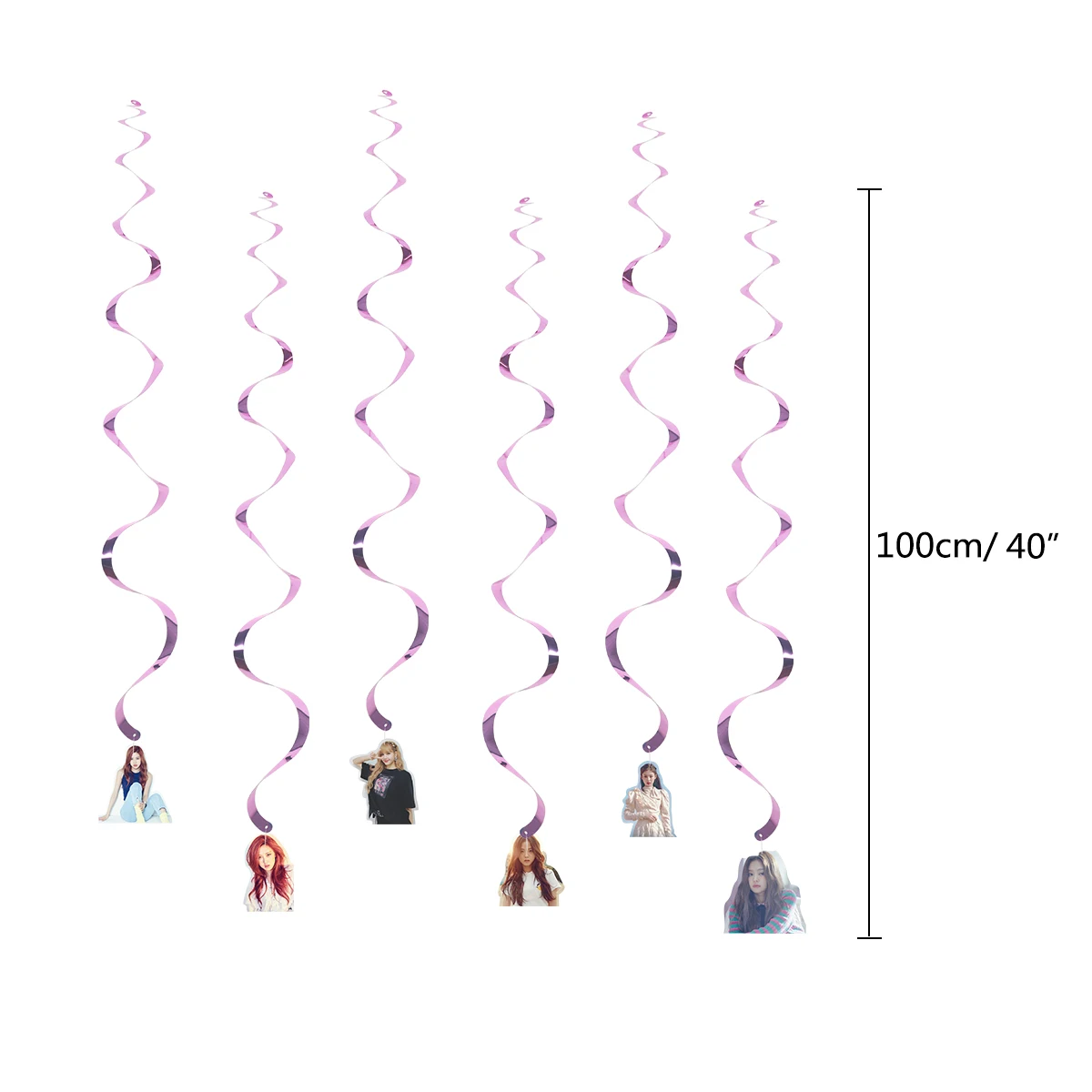 1set Black Kpop Pink Girl Theme Balloons Party Supplies Happy Birthday Banner Latex Ballons Decoration Cake Topper Kids Toys - купить по