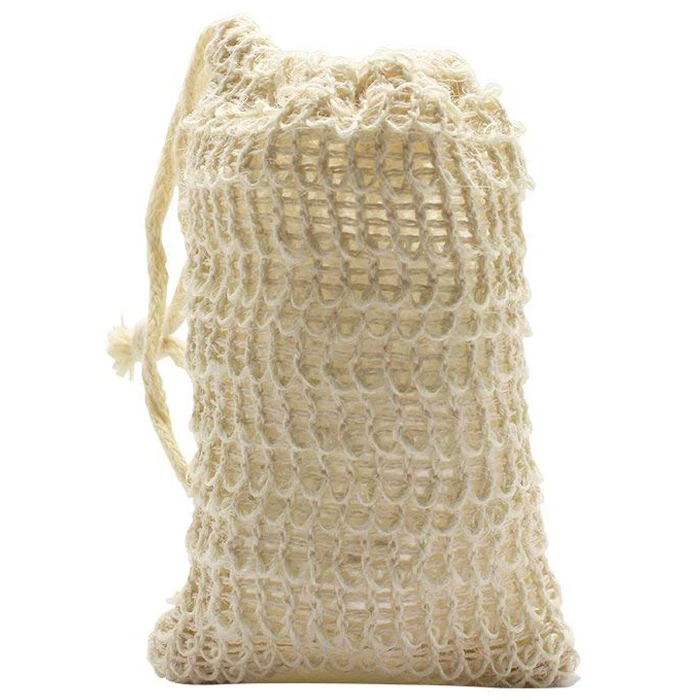 

10 Pack Natural Sisal Soap Bag Exfoliating Soap Saver Pouch Holder