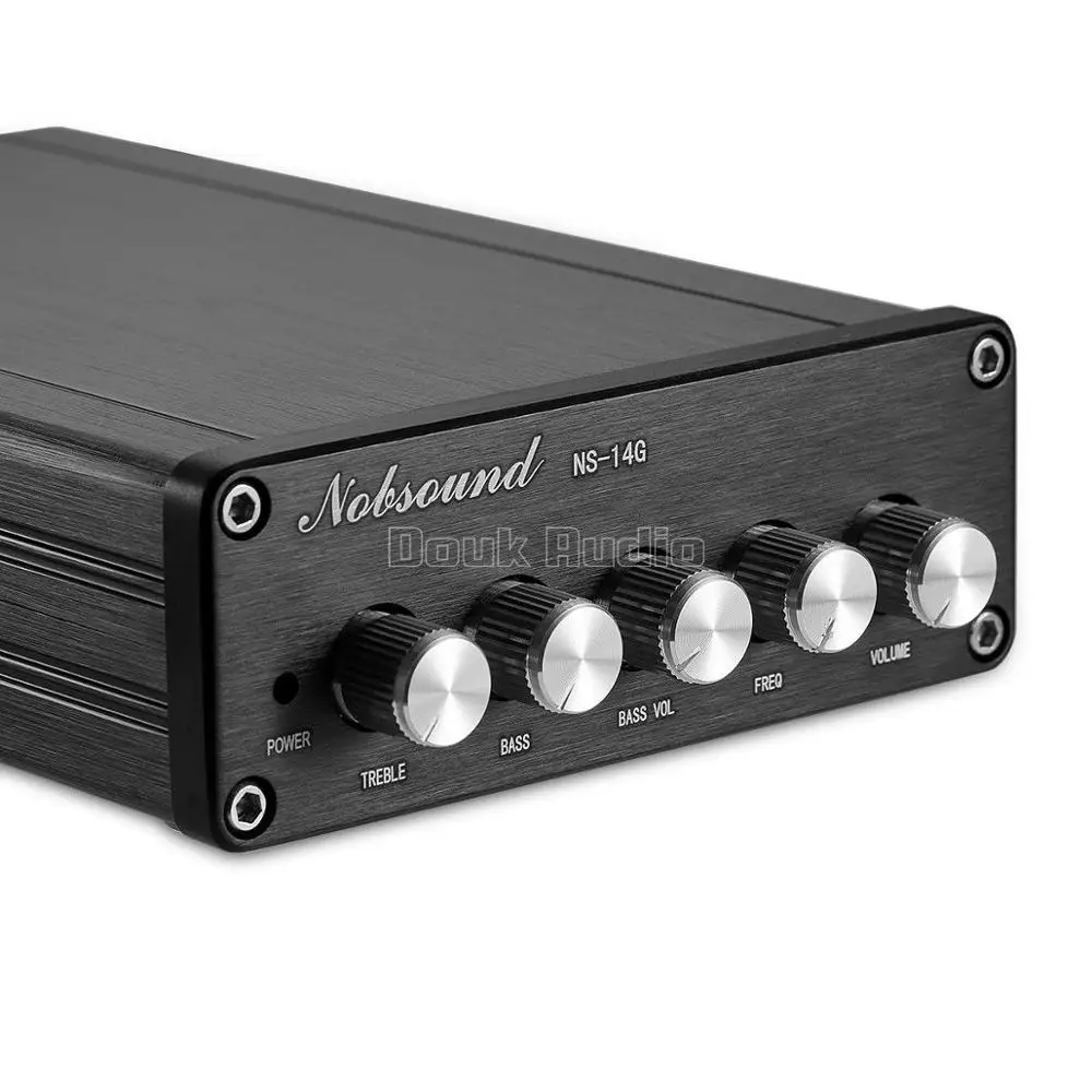 Nobsound HiFi 200 Вт Bluetooth 5,0 стерео 2,1 канальный усилитель мощности сабвуфер звуковой приемник PCM5102A Класс D Amp - Цвет: 14G Without adapter