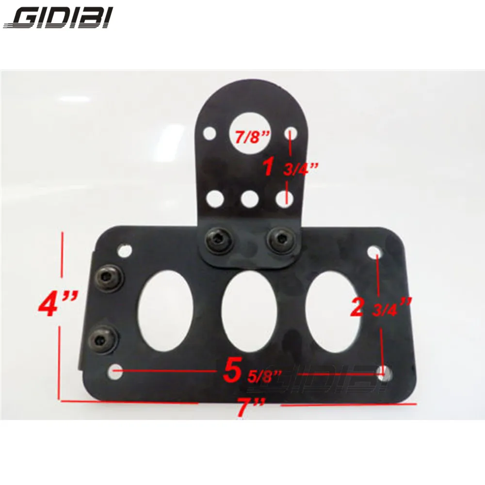 

Side Mount Motorcycle License Plate Bracket For Kawasaki Honda Yamaha Suzuki Motorcycle Registration Plate Holder