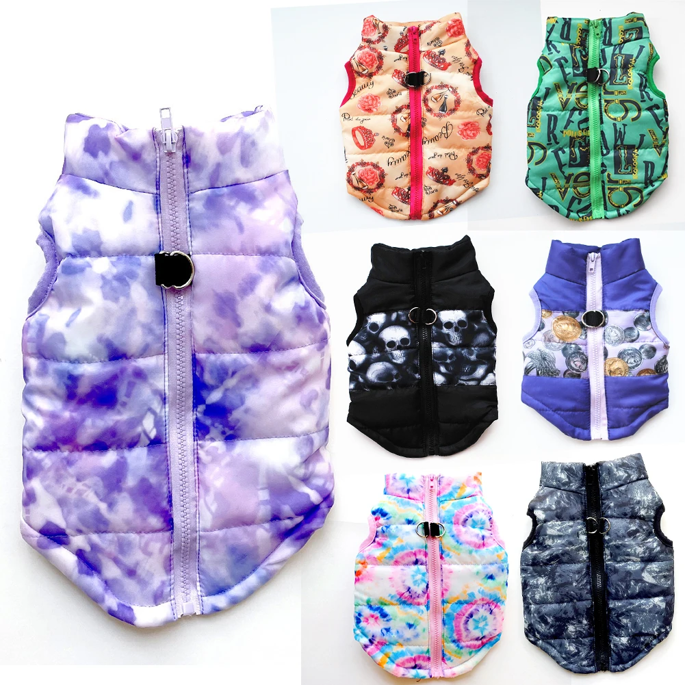 

Warm Small Dog Clothes Winter New Fashion Cotton Coat Pull Button Sweater Coat Jacket Chihuahua Teddy Schnauzer Pet Clothes