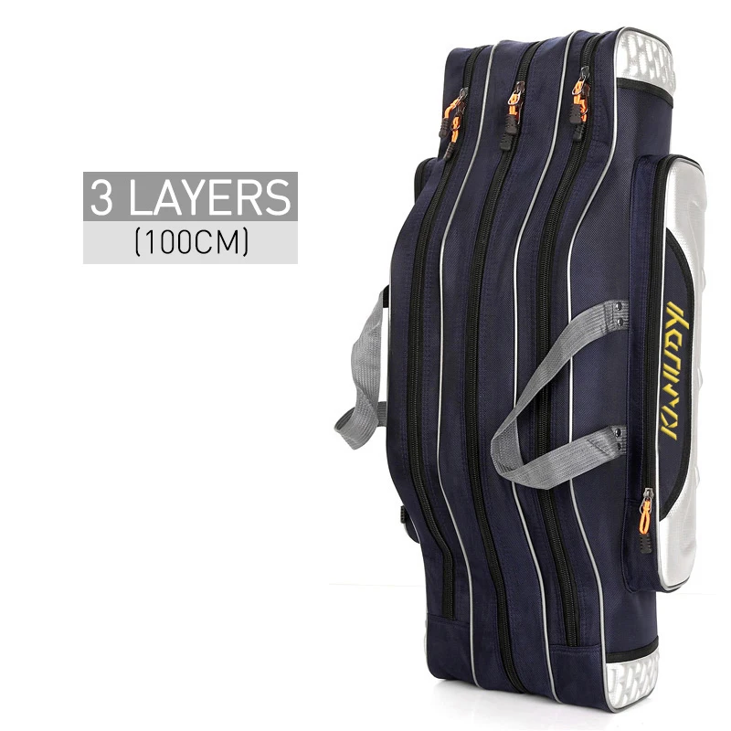 3 Layer 100cm A New Resistant Belly Fishing Gear Bag Thick Waterproof And Comfortable Outdoor Fishing Bag Travel Bag XA92G - Цвет: 3 Layer 100cm A