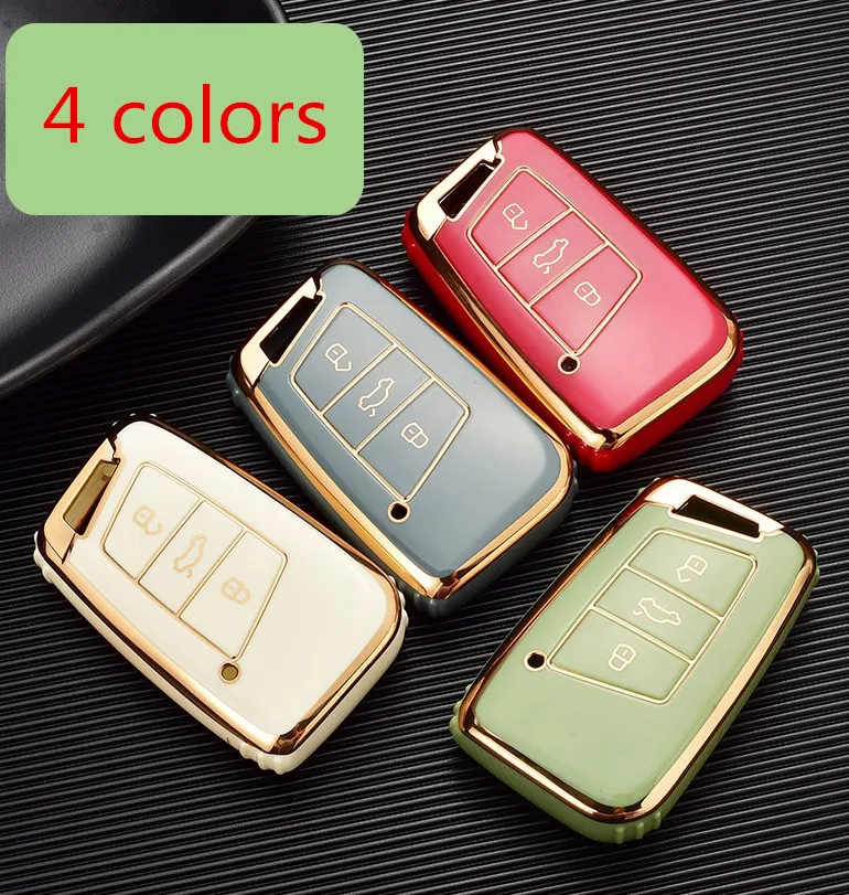

Car Accessories Key Cover Chain for Volkswagen VW Jetta Golf 7 MK7 Seat Ibiza Leon FR2 Altea Aztec Polo Passat Tiguan