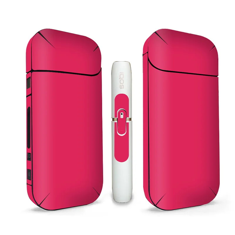 2 шт./лот однотонный дизайн для IQOS Skin 4 plus универсальная наклейка на электронную