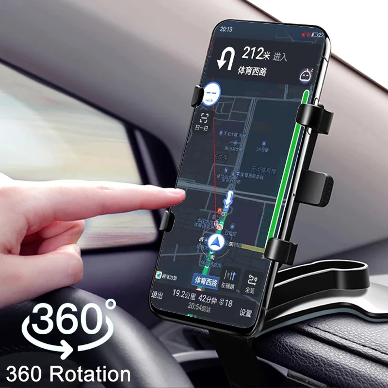 fimilef car holder universal gps 360 degree rotatable car dashboard mobile phone holder rear view mirror sunshade phone holder free global shipping