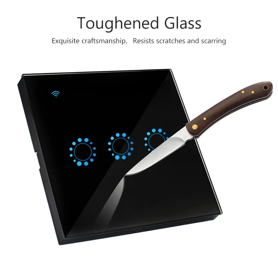 220 В ЕС Стандартный WI FI умный переключатель дистанционного Управление