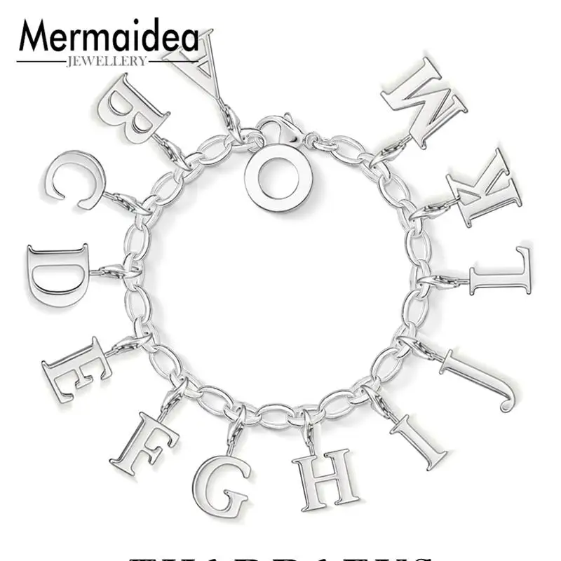 Подвеска с буквами алфавита от A до M ювелирные изделия для женщин подарок клуба