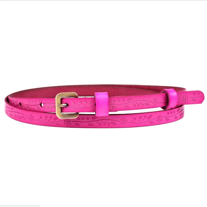 

2021 Luxury Belts for Women Fashion Carved Vine Belts High Quality Leather Belts Pin Buckle Strap Belts