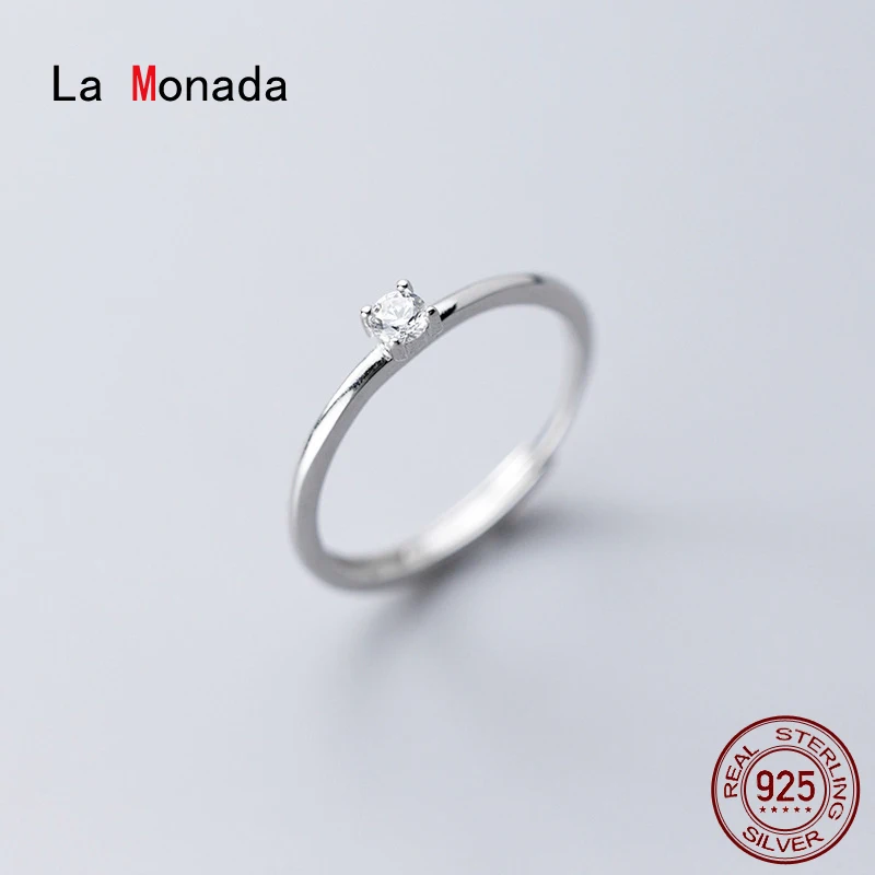 

Ла Monada 52-57 мм Для женщин кольцо 925 пробы серебро минималистский кольца для Для женщин 925 Серебро Изысканные украшения Кольца женские палец с ...