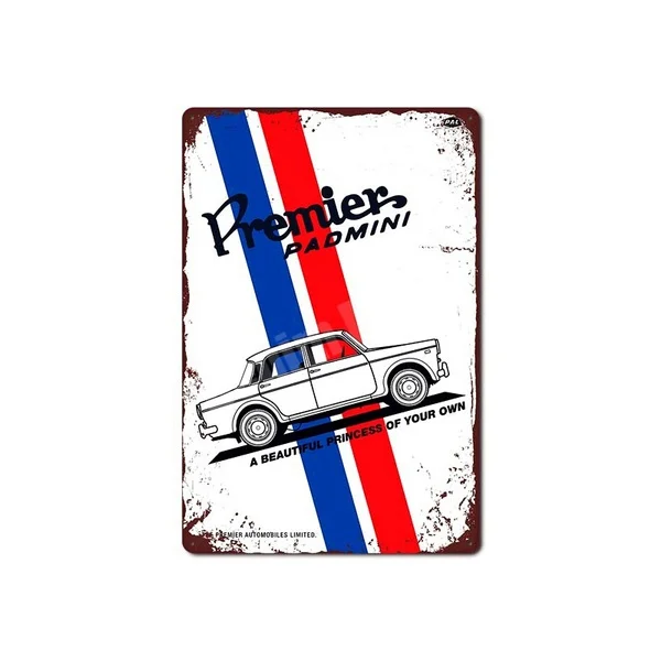 

Античный мотоцикл металлический жестяной знак классический автомобиль постер Бар Паб гоночный трек Декор Ретро настенное искусство