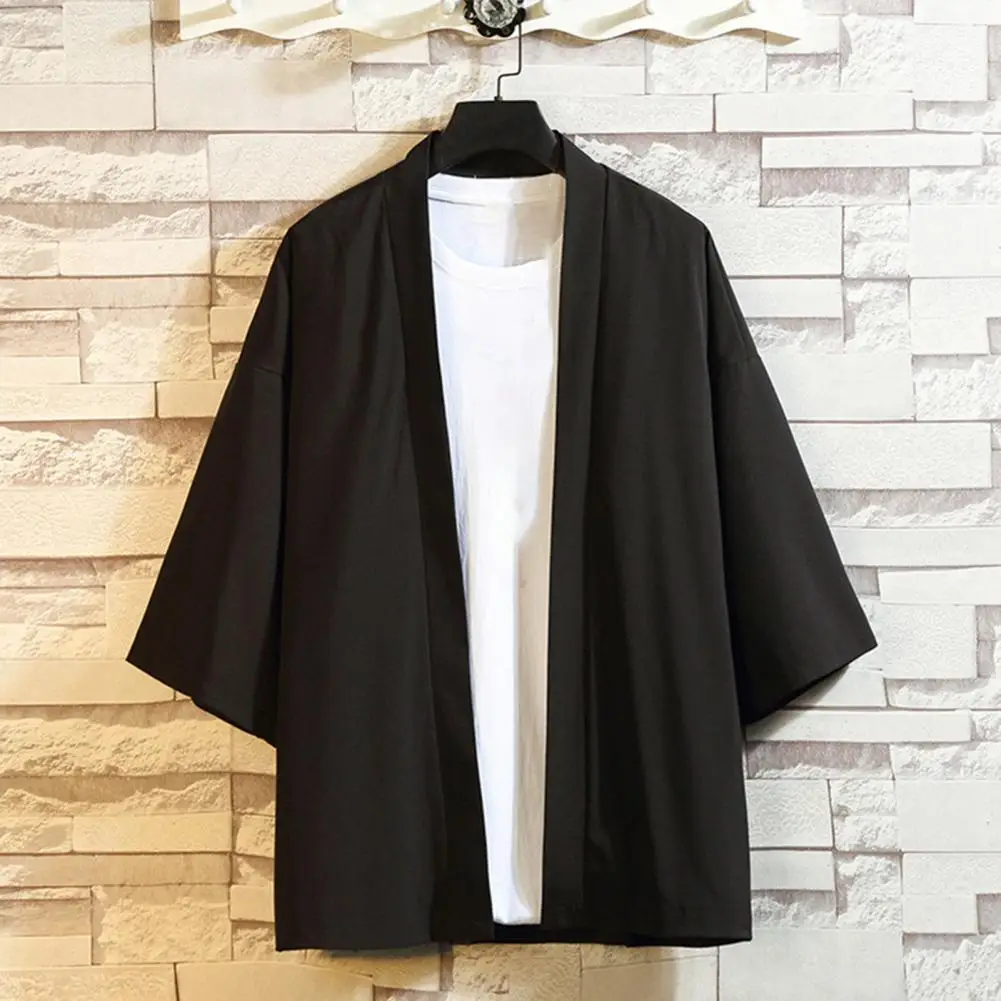 

Уникальная рубашка, пальто, однотонная Удобная рубашка с рукавом 3/4, Однотонная рубашка, Повседневный Кардиган, рубашка в стиле ретро