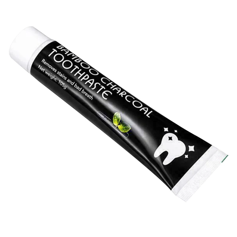 2019 Bamboo Charcoal Toothpaste Teeth Whitening Black Removes Stains Tooth Care