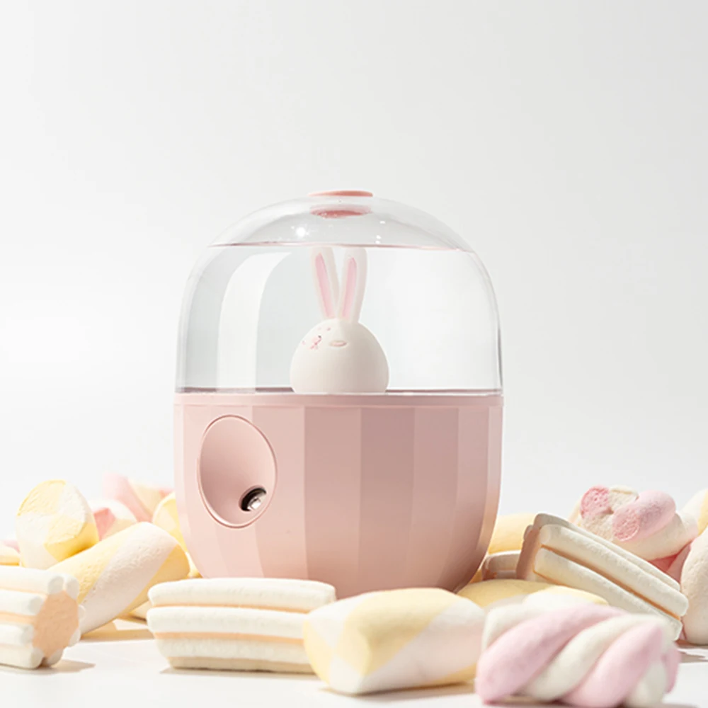 

Portable Cute Pet Bottle Humidifier USB Spray Mini Air Humidifier Night Light Home Bedroom Desktop Mute Air Purifier Girl Gift