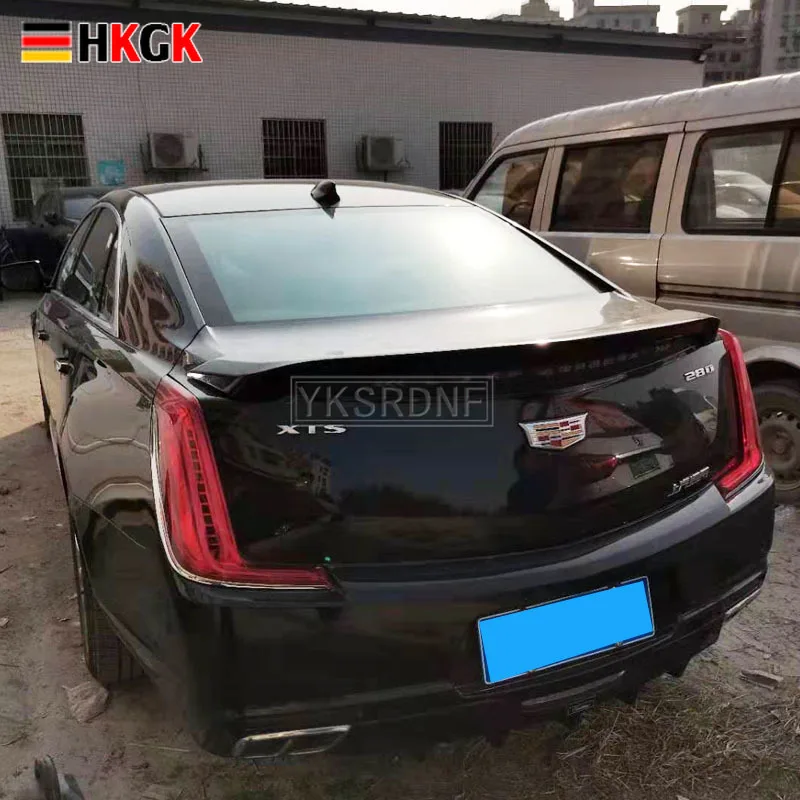 

High Quality ABS plastic Material for Cadillac XTS 2018 Rear Trunk Lid Trim Wings Spoiler