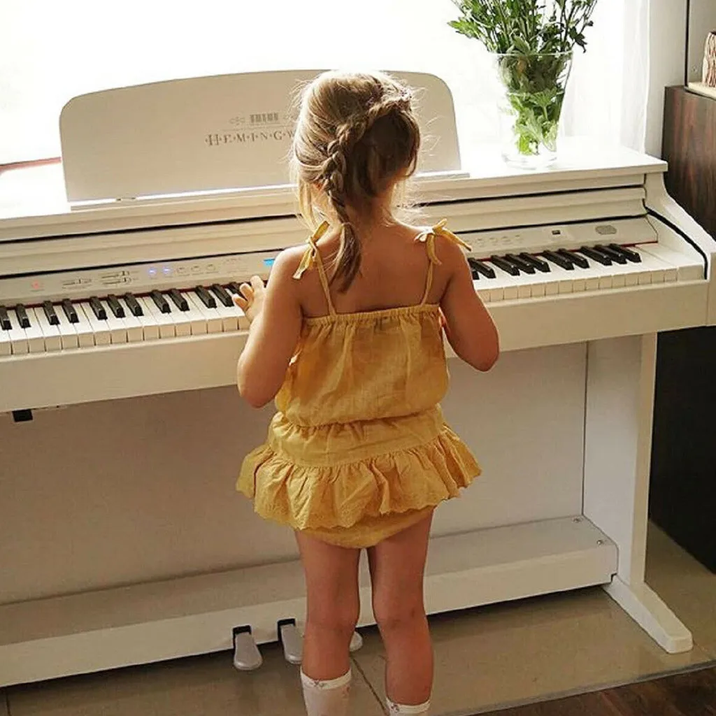 ARLONEET хлопковые желтые детские комбинезоны платье детский комбинезон для