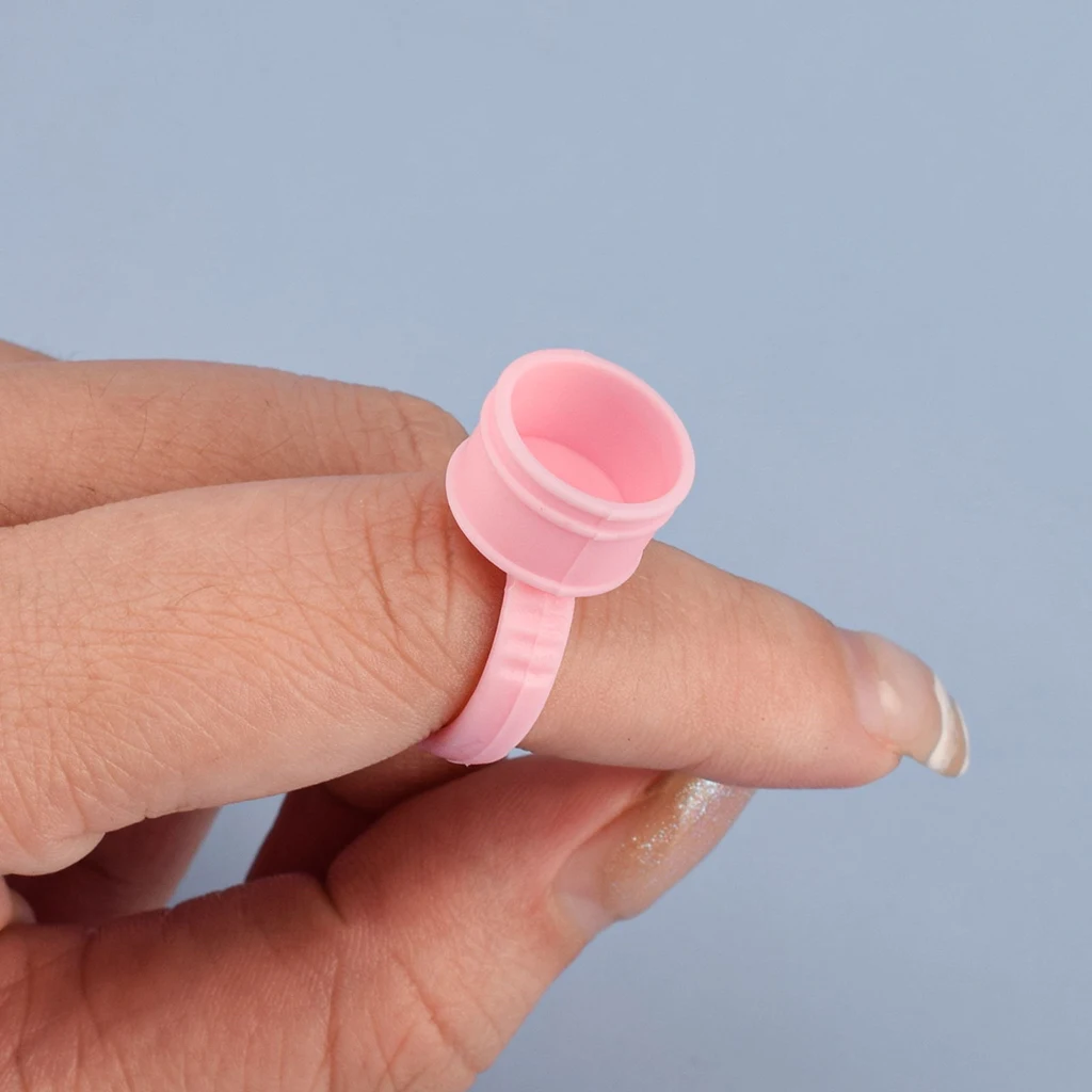 

Товары для салона красоты, подвижный держатель для колец, 100 шт., контейнер-держатель для тату-колец