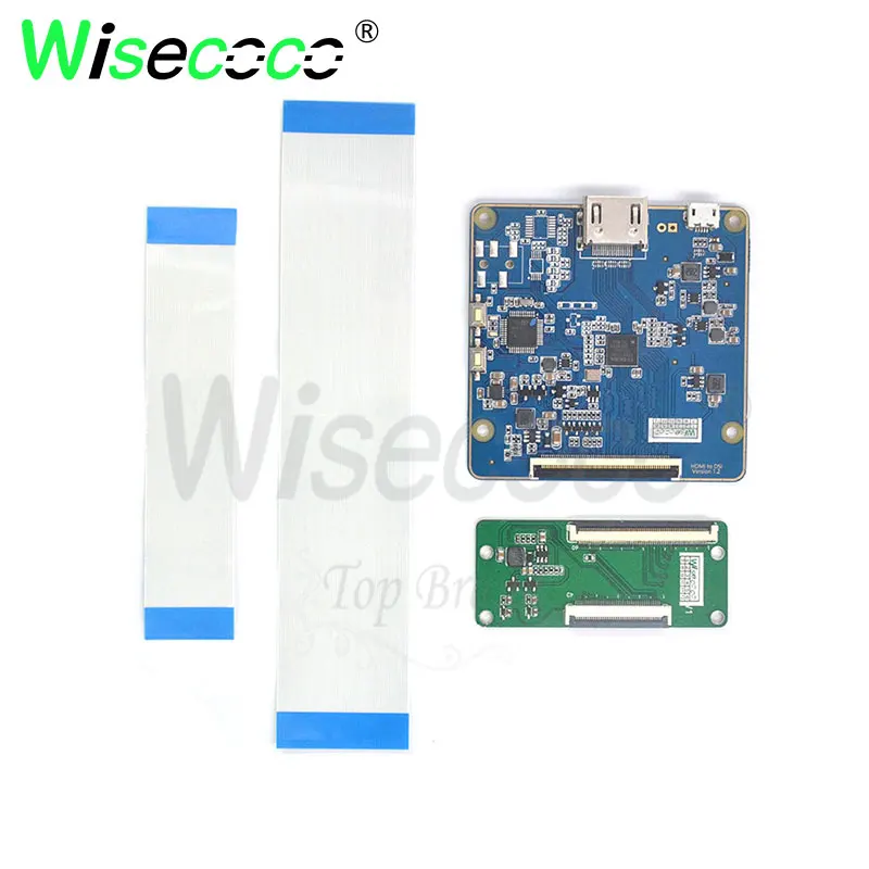 Автомобильный дисплей Wisecoco 8,8 дюйма с IPS экраном 1920*480, 40 контактами и драйверной платой интерфейса MIPI, световой поток 600нит.