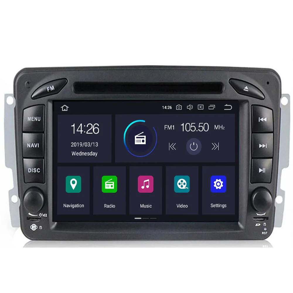 

В наличии 7 "Android 10 автомобильный dvd-плеер для Mercedes Benz CLK W209 W203 W463 W208 Wifi 3G GPS Bluetooth Радио Стерео Зеркало Ссылка