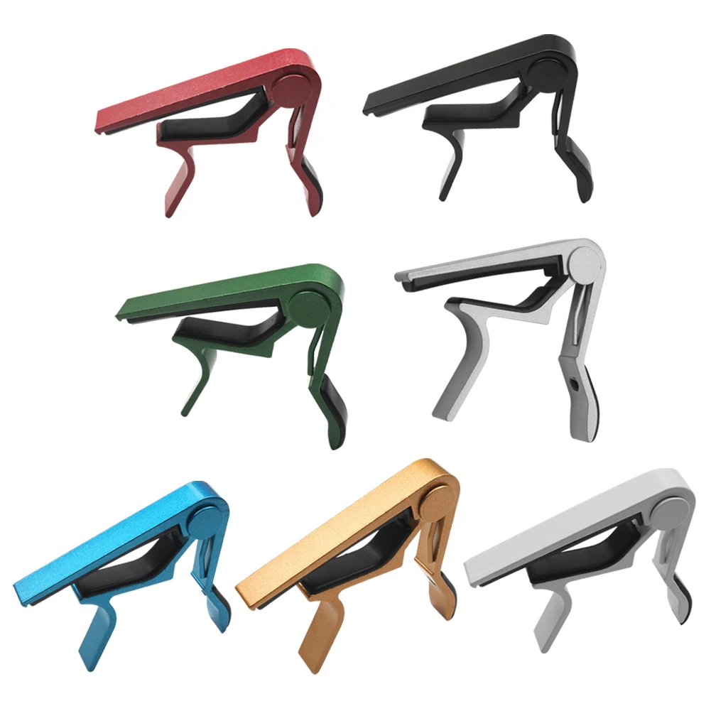 

Universal Guitar Capo Quick Change Clamp Folk Electric Acoustic Guitar Capo Aluminium Alloy Metal Capo Guitar Accessories