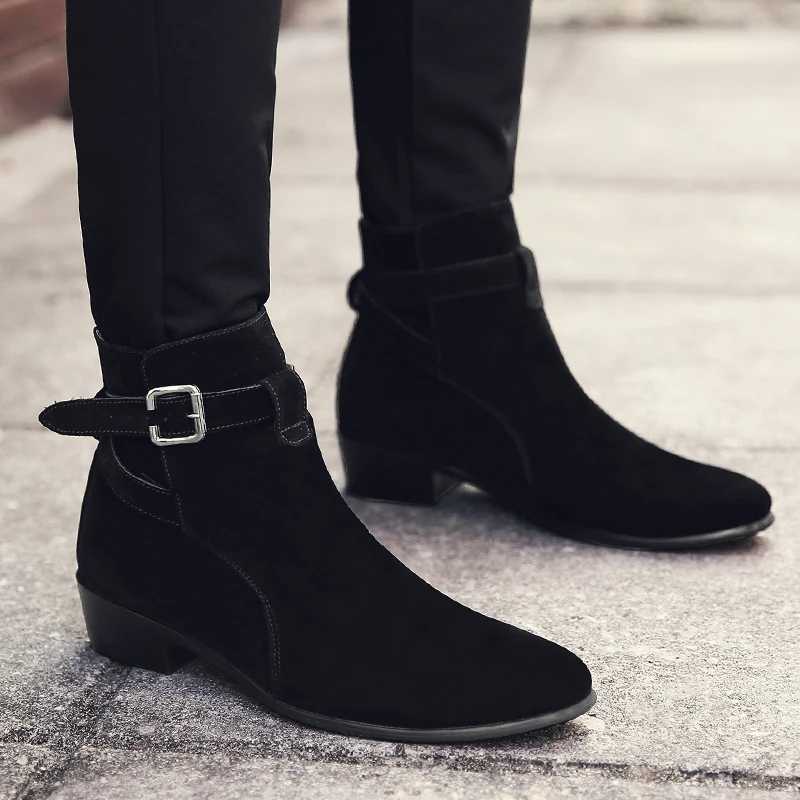 Мужские демисезонные зимние ботинки челси на молнии мужские супер крутые