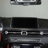 for toyota gr supra a90 2019 2022 car interior navigation decorative frame sticker abs car styling car interior accessories