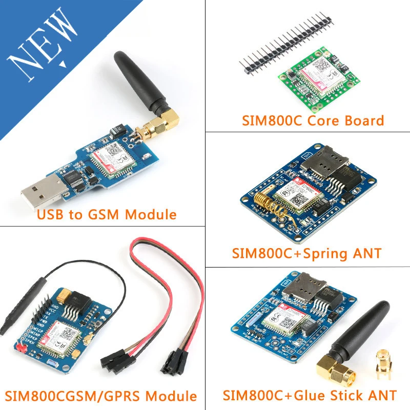 SIM800C макетная плата SIM800 Core Board четырехдиапазонная GSM GPRS IOT Беспроводная связь Bluetooth