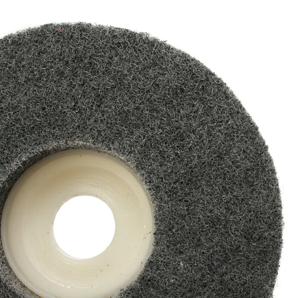 

10pcs 100*12mm Nylon Grinding Disc Flap Wheel For Metal Finish Wood Polishing On Angle Grinder