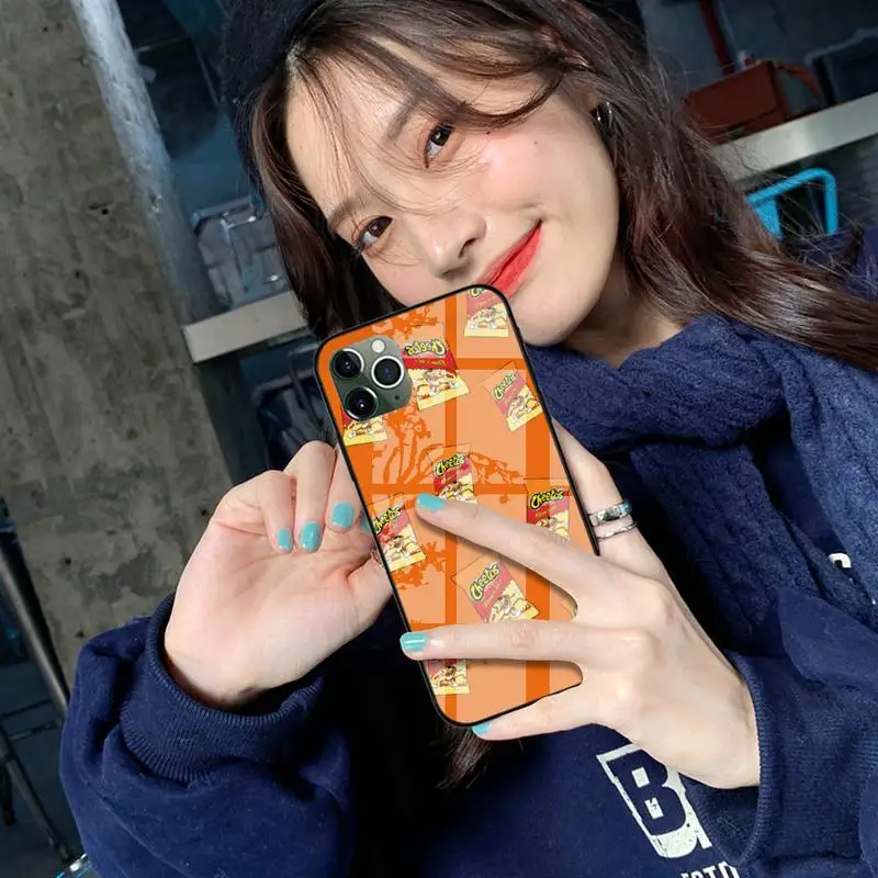 

Puffed food brand Cheetos Luxury Phone Case Acrylic Plexiglass TPU For Samsung Galaxy S8 S9 S10 s10e S20 PLUS ULTRA S6edge