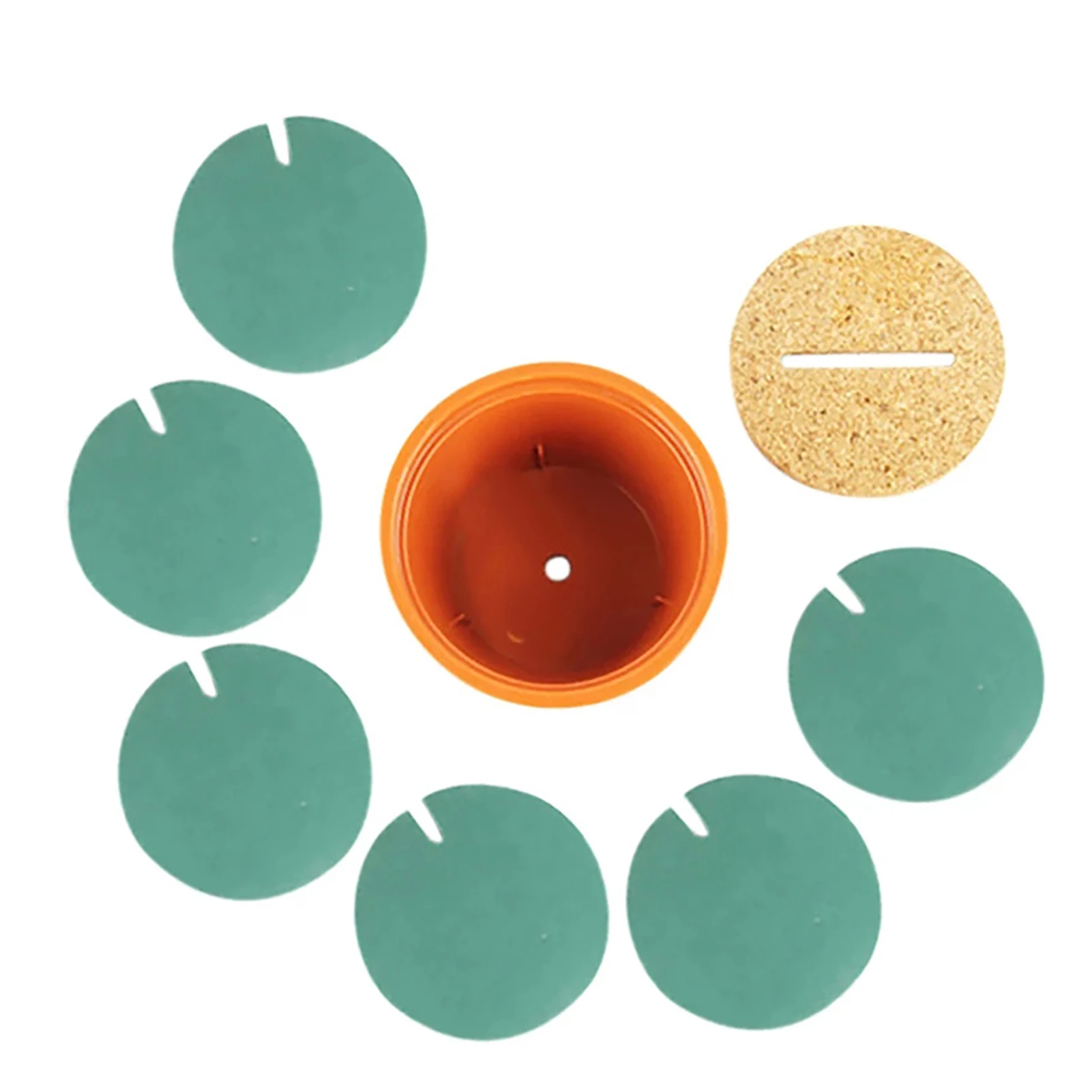 

DIY Cactus Coaster Set Nonslip Pad Creatives Artificial Insulation Pad For Home Decoration THIN889