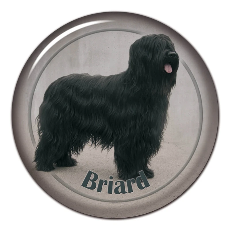 S30474 #13 см/15 см/17 см ПВХ наклейка Briard Dog V2 Автомобильная наклейка водонепроницаемая для бампера заднего окна ноутбука туалета