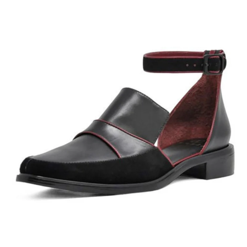 

Spring Autumn Women Oxford Shoes Flat on Platform Casual White Shallow Pure British Style Retro Slip-on Leisure Leather Shoes