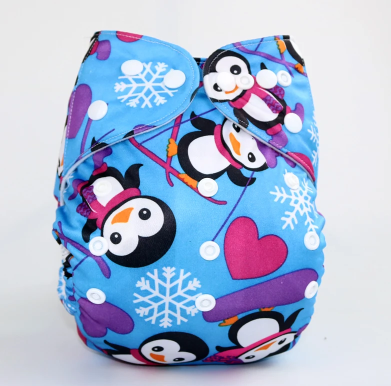 New Diapers cloth diapers nappy with Bamboo inserts for baby boy and girl 50 diapers with 50 inserts Free Shipping