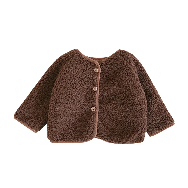 Пальто для девочек осенне зимняя верхняя одежда кашемировый свитер куртка в