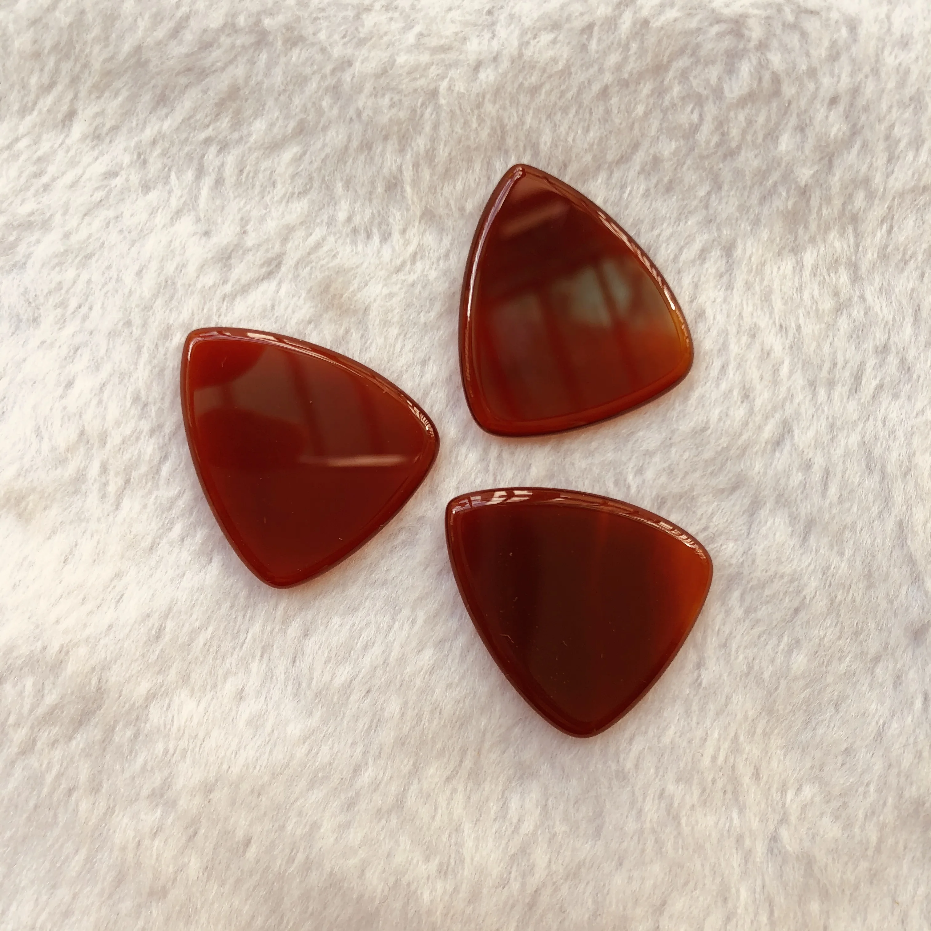 Wholesale 4pcs Mixed Agate Stone Guitar Pick,"Round Tip" Natural Stone Guitar Picks Bead Pendant Guitar Pick,25x28x2.8mm
