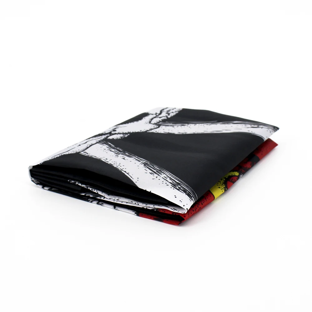 

Xxflag 3x5Fts 90X150cm Red Scarf Double Broken Skull Pirate Flag Jack Rackham Jolly Roger Flag