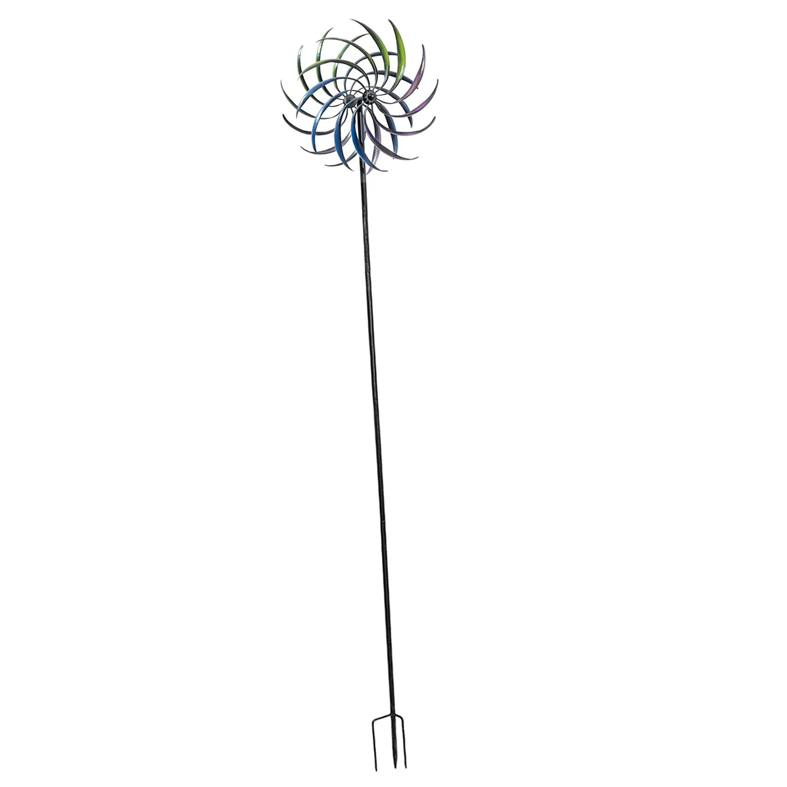 

Wind Spinner Rainbow Double-Layer Lawn Windmill Decoration Arts