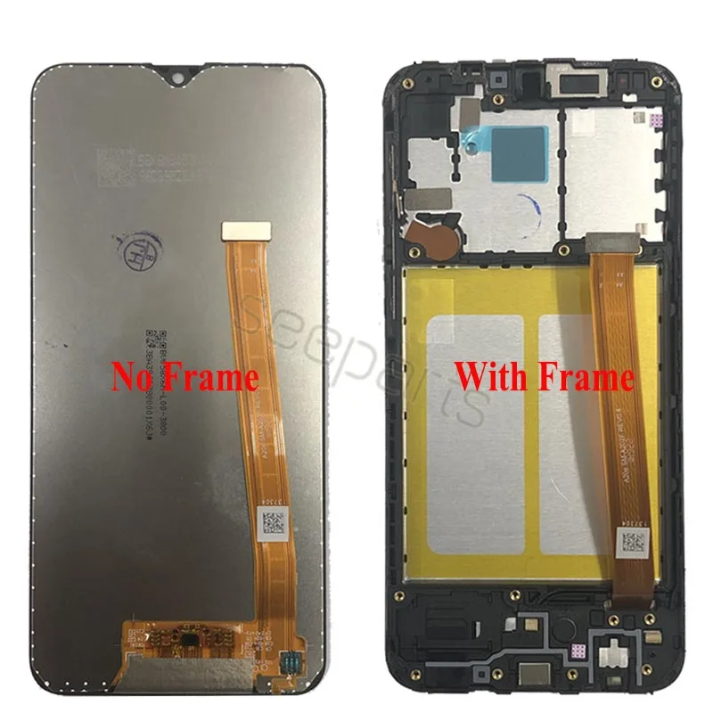 Для samsung Galaxy A20e A202 A202F A202DS дисплей кодирующий преобразователь сенсорного экрана в сборе A202 A202F/DS для samsung A20e A20 e lcd